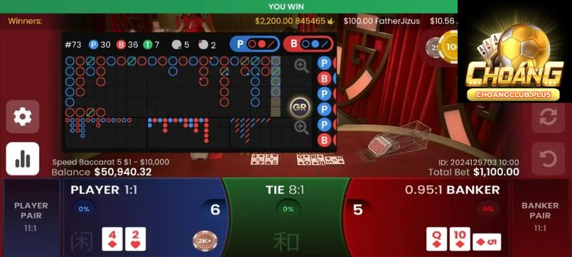 Cách canh cầu Baccarat hiệu quả