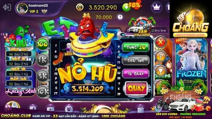 Tìm hiểu về nổ hũ ChoangClub